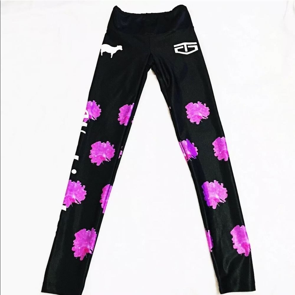GOLDSHEEP Tapout Floral Washington Leggings XS - Picture 1 of 7
